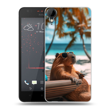 Пластиковый чехол на HTC Desire 825 с принтом Капибара