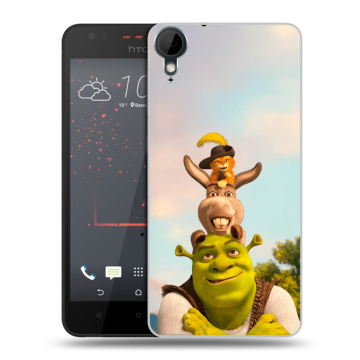 Пластиковый чехол на HTC Desire 825 с принтом Шрек Shrek