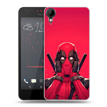 Пластиковый чехол на HTC Desire 825 с принтом Дедпул Deadpool Пластиковый чехол на HTC Desire 825 с принтом Дедпул Deadpool