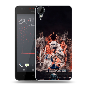 Пластиковый чехол на HTC Desire 825 с принтом Реал Роналдо Real Ronaldo
