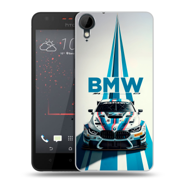Пластиковый чехол на HTC Desire 825 с принтом БМВ BMW