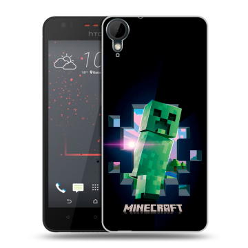 Пластиковый чехол на HTC Desire 825 с принтом Майнкрафт Minecraft