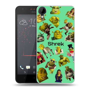 Пластиковый чехол на HTC Desire 825 с принтом Шрек Shrek