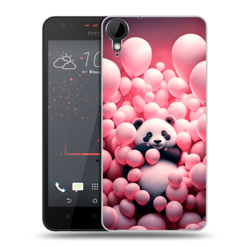 Пластиковый чехол на HTC Desire 825 с принтом Панда Пластиковый чехол на HTC Desire 825 с принтом Панда