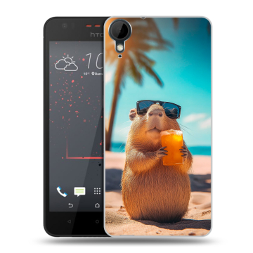 Пластиковый чехол на HTC Desire 825 с принтом Капибара