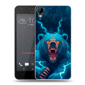 Пластиковый чехол на HTC Desire 825 с принтом Медведь