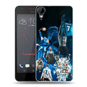 Пластиковый чехол на HTC Desire 825 с принтом Реал Роналдо Пластиковый чехол на HTC Desire 825 с принтом Реал Роналдо