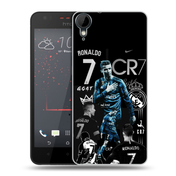 Пластиковый чехол на HTC Desire 825 с принтом Реал Роналдо