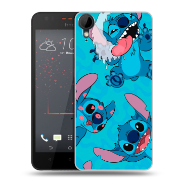 Пластиковый чехол на HTC Desire 825 с принтом Лило и Стич