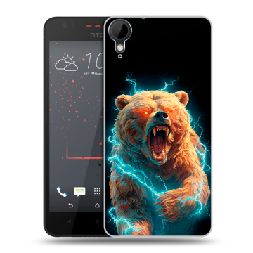 Пластиковый чехол на HTC Desire 825 с принтом Медведь