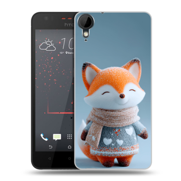 Пластиковый чехол на HTC Desire 825 с принтом Лиса