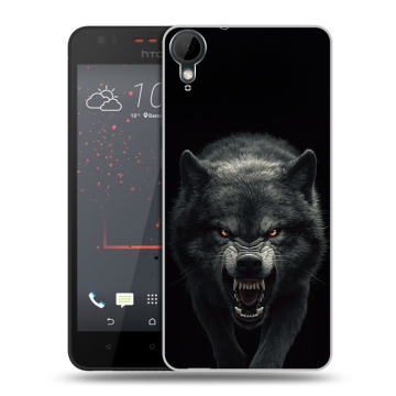 Пластиковый чехол на HTC Desire 825 с принтом Волк
