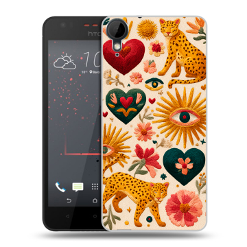 Пластиковый чехол на HTC Desire 825 с принтом Модный принт