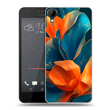 Пластиковый чехол на HTC Desire 825 с принтом Цветы