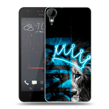 Пластиковый чехол на HTC Desire 825 с принтом Король лев