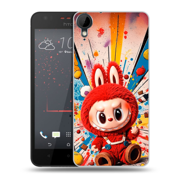 Пластиковый чехол на HTC Desire 825 с принтом Labubu Лабубу
