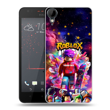 Пластиковый чехол на HTC Desire 825 с принтом Roblox Роблокс Пластиковый чехол на HTC Desire 825 с принтом Roblox Роблокс