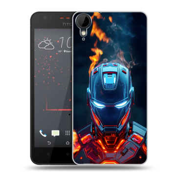Пластиковый чехол на HTC Desire 825 с принтом IronMan Железный человек Пластиковый чехол на HTC Desire 825 с принтом IronMan Железный человек