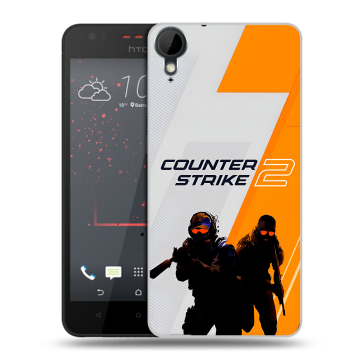 Пластиковый чехол на HTC Desire 825 с принтом Counter Strike