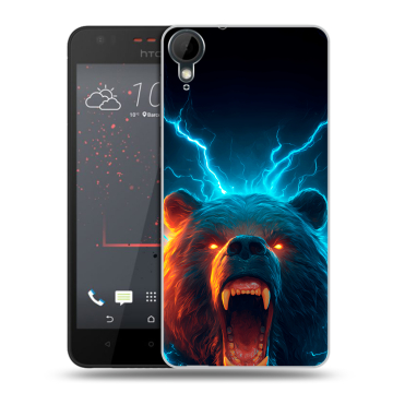 Пластиковый чехол на HTC Desire 825 с принтом Медведь