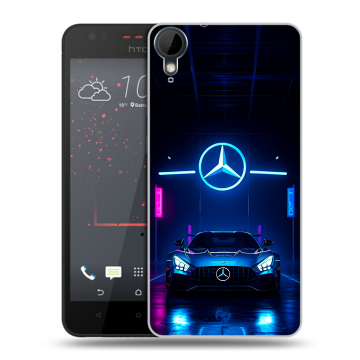 Пластиковый чехол на HTC Desire 825 с принтом Mercedes Мерседес