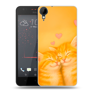 Пластиковый чехол на HTC Desire 825 с принтом Милые котята Пластиковый чехол на HTC Desire 825 с принтом Милые котята