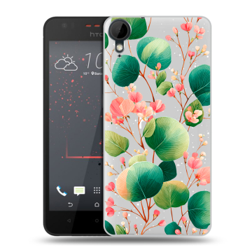Пластиковый чехол на HTC Desire 825 с принтом женский