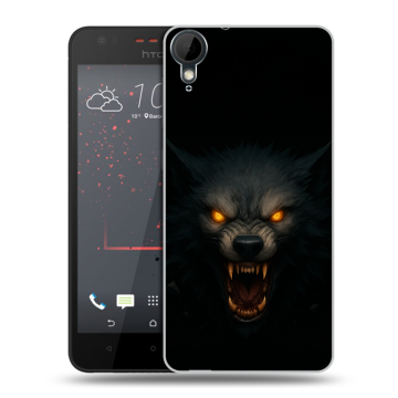 Пластиковый чехол на HTC Desire 825 с принтом Волк