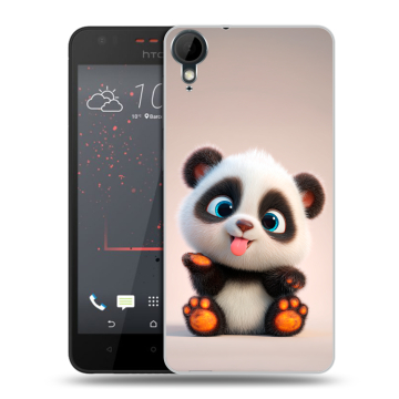 Пластиковый чехол на HTC Desire 825 с принтом милая панда