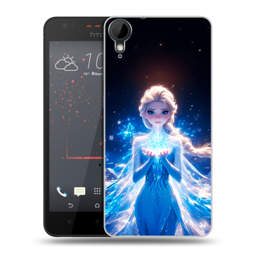 Пластиковый чехол на HTC Desire 825 с принтом Холодное сердце Frozen