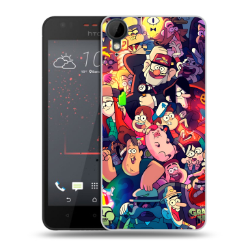 Пластиковый чехол на HTC Desire 825 с принтом Gravity Falls Гравити Фолз
