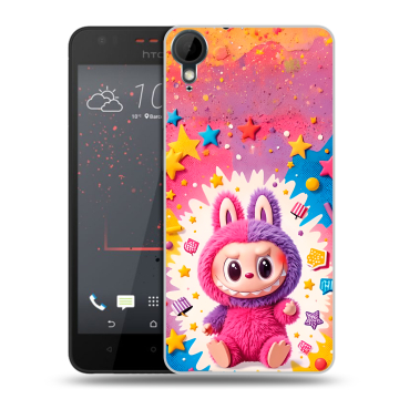 Пластиковый чехол на HTC Desire 825 с принтом Labubu Лабубу