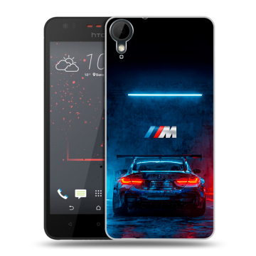 Пластиковый чехол на HTC Desire 825 с принтом BMW БМВ