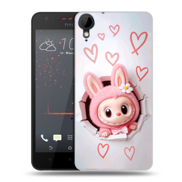 Пластиковый чехол на HTC Desire 825 с принтом Labubu Лабубу