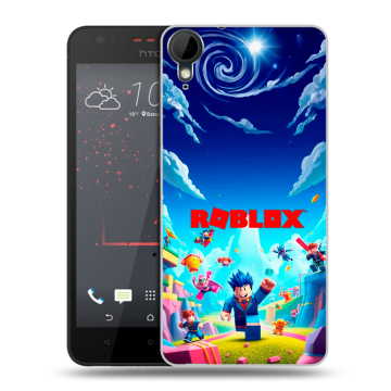 Пластиковый чехол на HTC Desire 825 с принтом Roblox Роблокс Пластиковый чехол на HTC Desire 825 с принтом Roblox Роблокс