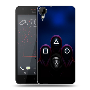 Пластиковый чехол на HTC Desire 825 с принтом Игра Кальмара