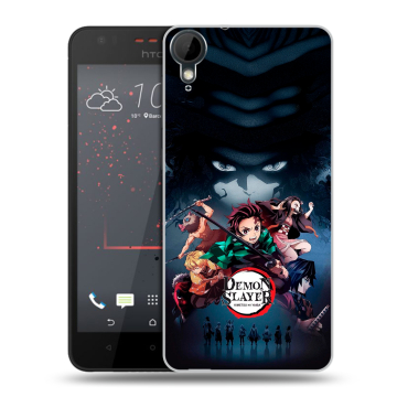 Пластиковый чехол на HTC Desire 825 с принтом Demon Slayer Клинок рассекающий демонов Пластиковый чехол на HTC Desire 825 с принтом Demon Slayer Клинок рассекающий демонов