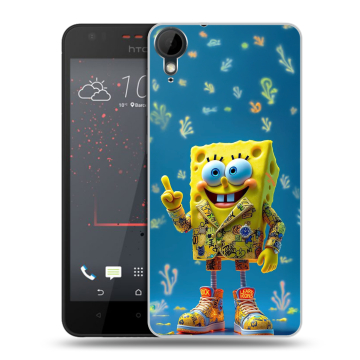 Пластиковый чехол на HTC Desire 825 с принтом Спанч боб Спанчбоб Пластиковый чехол на HTC Desire 825 с принтом Спанч боб Спанчбоб