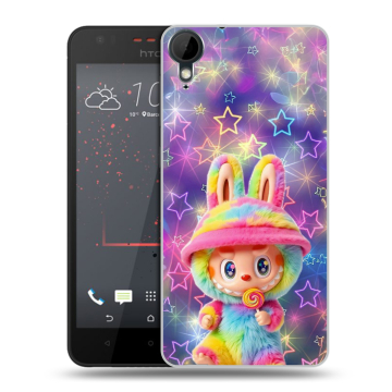 Пластиковый чехол на HTC Desire 825 с принтом Labubu Лабубу