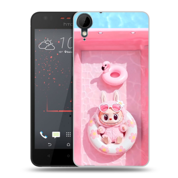 Пластиковый чехол на HTC Desire 825 с принтом Labubu Лабубу