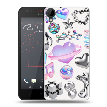 Пластиковый чехол на HTC Desire 825 с принтом Y2K Пластиковый чехол на HTC Desire 825 с принтом Y2K