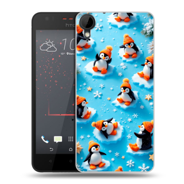Пластиковый чехол на HTC Desire 825 с принтом Новый год