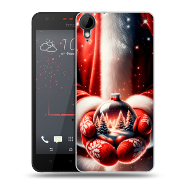 Пластиковый чехол на HTC Desire 825 с принтом Новый год