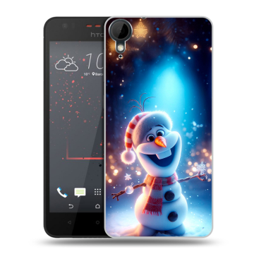 Пластиковый чехол на HTC Desire 825 с принтом Новый год
