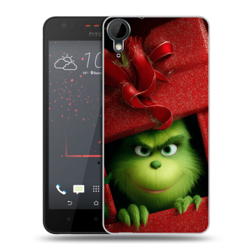 Пластиковый чехол на HTC Desire 825 с принтом Новый год