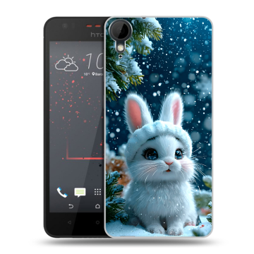 Пластиковый чехол на HTC Desire 825 с принтом Новый год