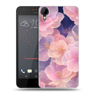 Пластиковый чехол на HTC Desire 825 с принтом женский