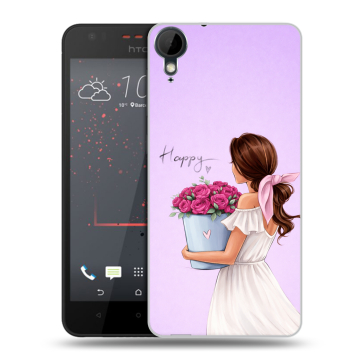 Пластиковый чехол на HTC Desire 825 с принтом женский Пластиковый чехол на HTC Desire 825 с принтом женский