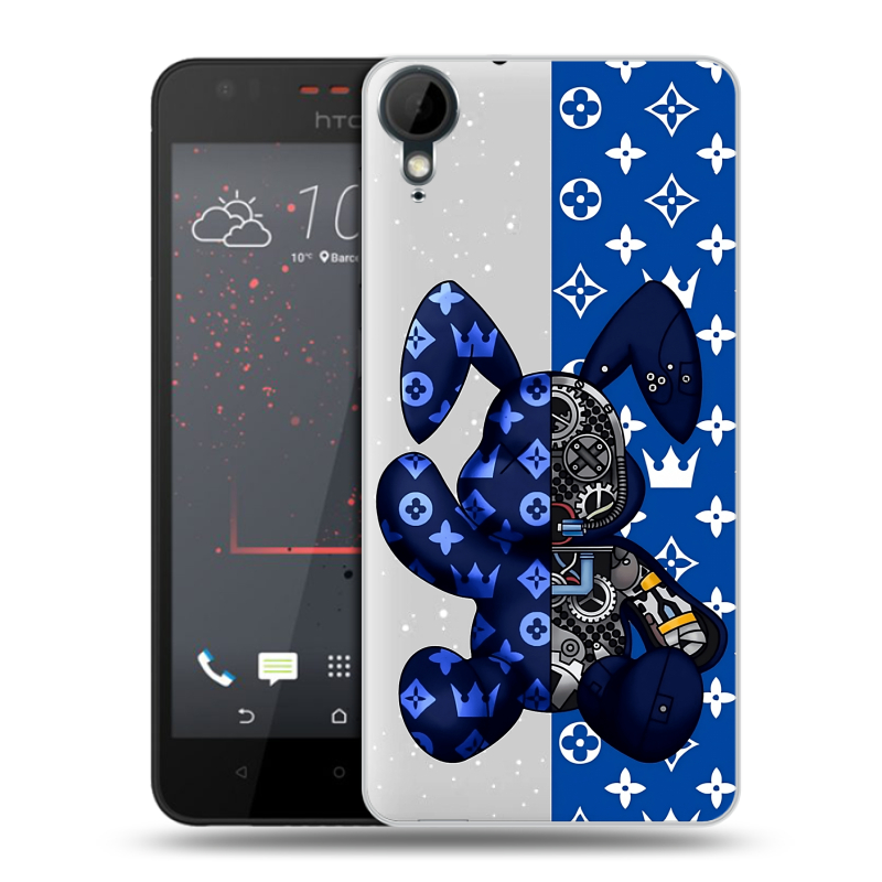 Пластиковый чехол на HTC Desire 825 с принтом Луи робот Пластиковый чехол на HTC Desire 825 с принтом Луи робот