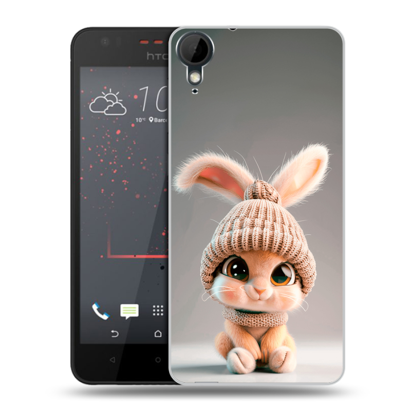 Пластиковый чехол на HTC Desire 825 с принтом Кролик Пластиковый чехол на HTC Desire 825 с принтом Кролик